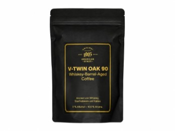 Kaffee V-Twin Oak 90 – Barrel Brew (Whiskeyfass-gereifter Arabica)