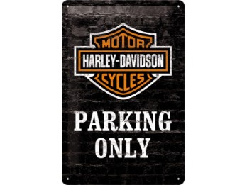 Harley-Davidsion Blechschild Parking Only 20 x 30