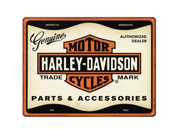 Blechschild H-D Genuine Parts