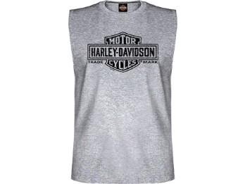 T-Shirt Muscle Bar & Shield Grey