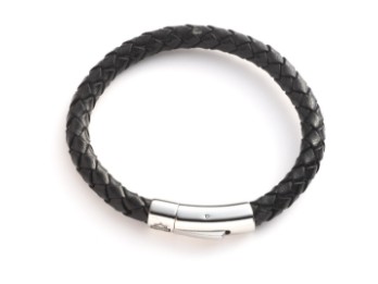 ARMBAND LEDER Schwarz