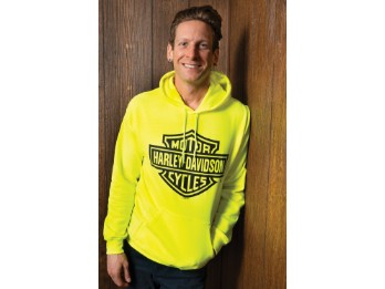 Hoodie B&S Safety Green