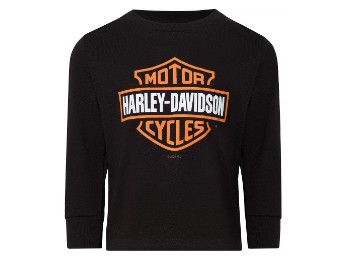 Langarmshirt Kids B&S Black