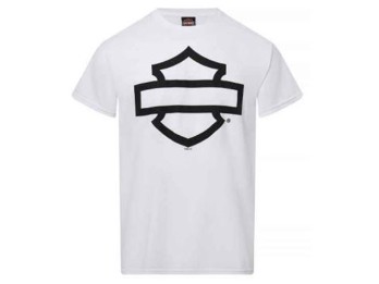 T-SHIRT OPEN B&S ON WHITE