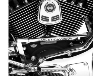 Schaltgestängeabdeckung Harley-Davidson Schriftzug