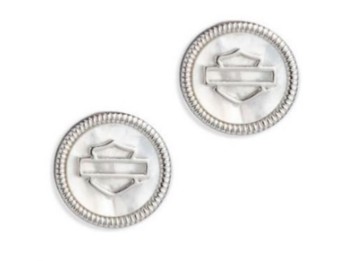 Ohrstecker Bar & Shield Round