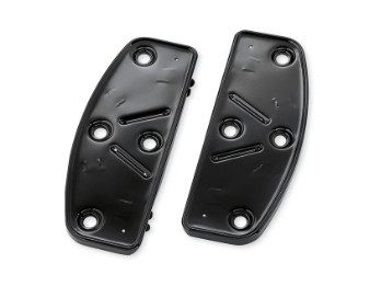 Schwarze Fahrertrittbrettwannen – Traditionelles Design