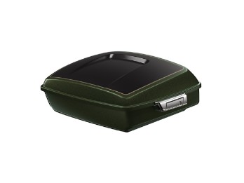 Chopped Tour-Pak Koffer – Olive Steel Metallic/Vivid Black