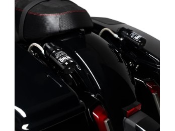 Screamin’ Eagle/Öhlins Federbeine mit externem Ausgleichsbehälter