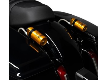 Screamin’ Eagle/Öhlins Federbeine mit externem Ausgleichsbehälter