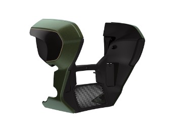 Verkleidungsunterteile – Olive Steel Metallic/Vivid Black