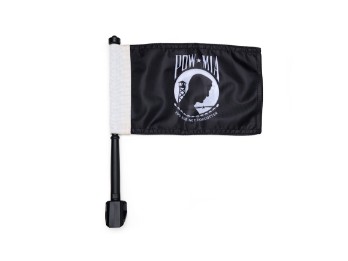 POW/MIA-Flaggen-Set – Satteltasche/Tour-Pak-Halterung