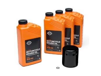 H-D 360 Ölwechsel Kit 4 Liter 20W50 inkl. O-Ring und Ölfilter