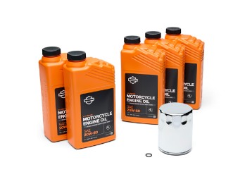 H-D 360 Ölwechsel Kit 5 Liter 20W50 inkl. O-Ring und Ölfilter