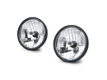 Zusatzscheinwerferlampen-Kit – Klares Glas mit vertikaler Reflektoroptik