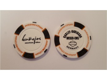 Poker Chip mit Dealer Logo #2