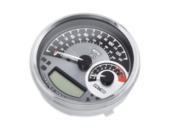 Kombinierter analoger Tachometer/Drehzahlmesser – MPH/km/h