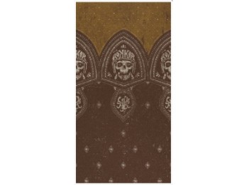 Rokker Tube Skull braun