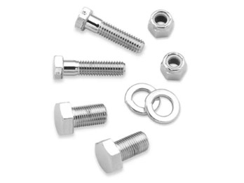 Schrauben-Kit chrom für Motorschutzbügel-Fußrastenhalter