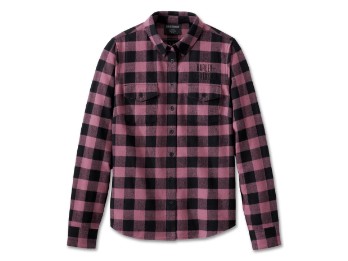 Bluse Rustic Flannel - Berry