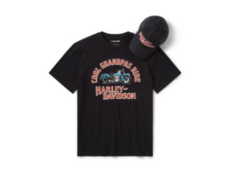 Set T-Shirt & Cap Cool Grandpa