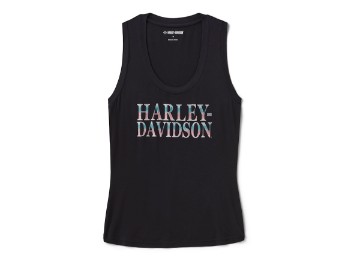 T-SHIRT OMBRE BLING TANK