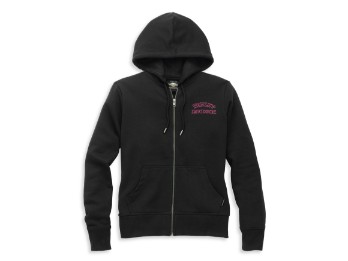 Willie G Skull Hoodie mit Strasssteinen