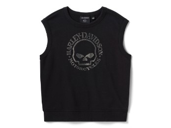 PULLUNDER WILLIE G SKULL BLING BLACK