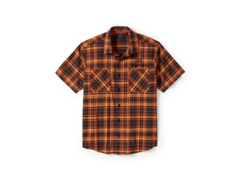 Hemd H-D Tech Black & Orange