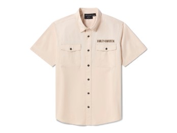 HEMD-WOVEN BEIGE