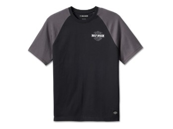T-Shirt Bar & Shield Raglan