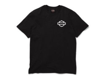 T-SHIRT H-D LFR SCHWARZ