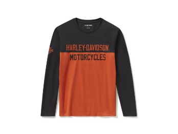 Langarmshirt Essential Colorblock 