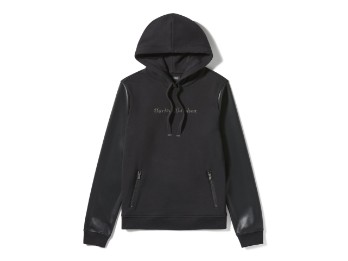 Hoodie Faux Leather 