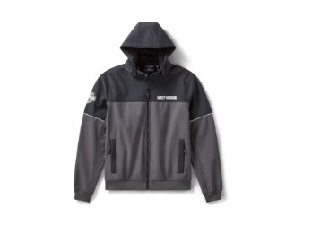 Softshell Jacke Idyll Grey/Black Colorblock 