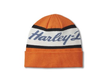 Mütze Script Orange