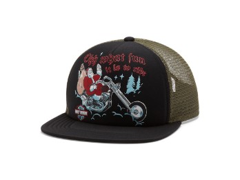 CAP HARLEY SANTA TRUCKER