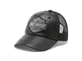 CAP B&S BLING LEATHER