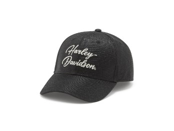 Cap Metallic Script Glitter