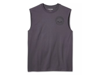 Muscle Shirt Willie G Skull grau