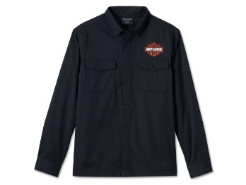 Hemd Bar & Shield schwarz