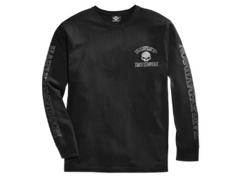 LONGSLEEVE WILLIE G SKULL BLACK