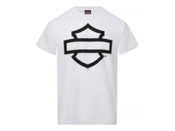 T-SHIRT OPEN B&S ON WHITE