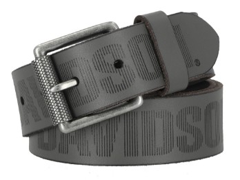 Gürtel Mundi Grey H-D Logo