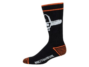 Socken H-D Cowboy Skull