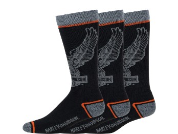 Socken H-D Eagle Logo 3er Set