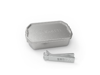 Boks 1 Liter – Edelstahlbox zum Transportieren, Kochen und Braten
