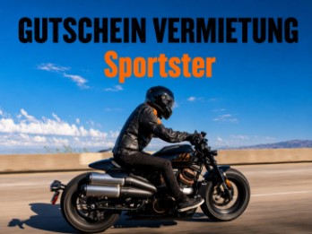 Sportster Vermietung Geschenkgutschein