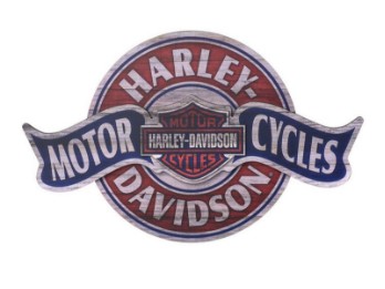 Motorcycles Banner Wandschild