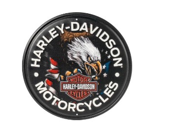 Metallschild H-D Patriotic Eagle
